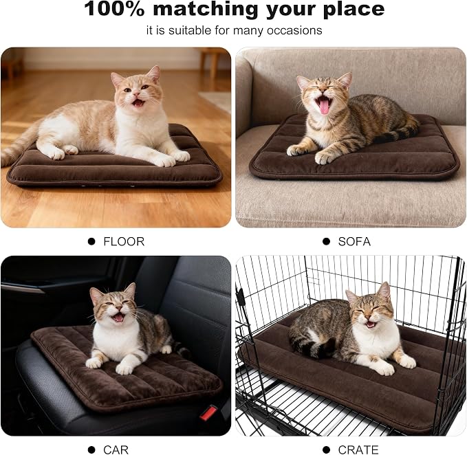 Dog Crate Pad, Ultra Soft & Anti-Slip Kennel Mat, Secure Fit - Image 8