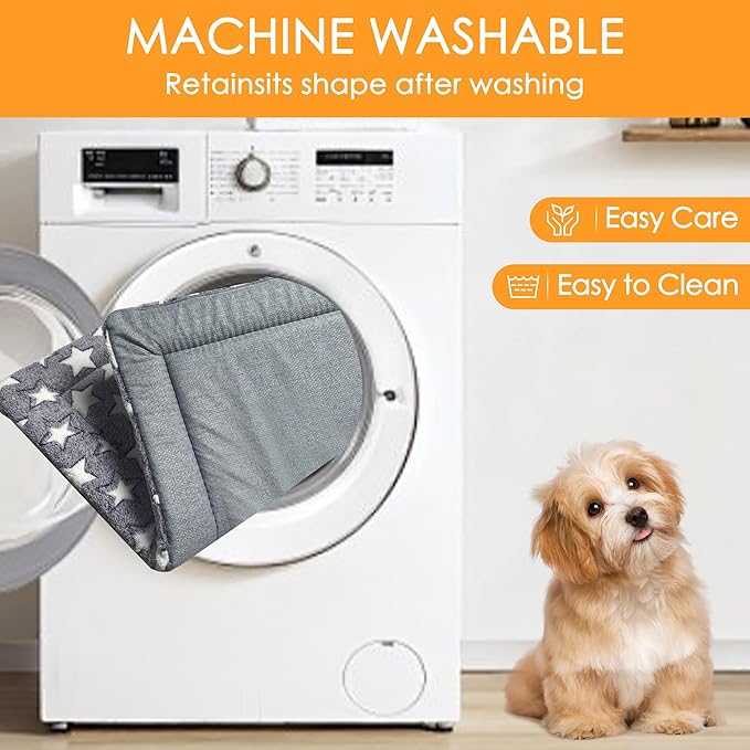 Washable Dog Bed Plush Orthopedic Outdoor Crate Mat - Image 2