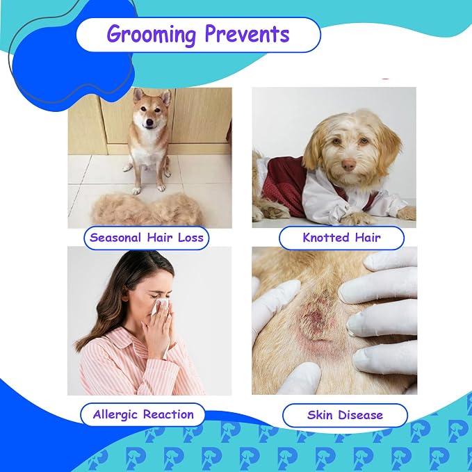 Double-Sided Pet Grooming Tool Undercoat Rake - Image 5