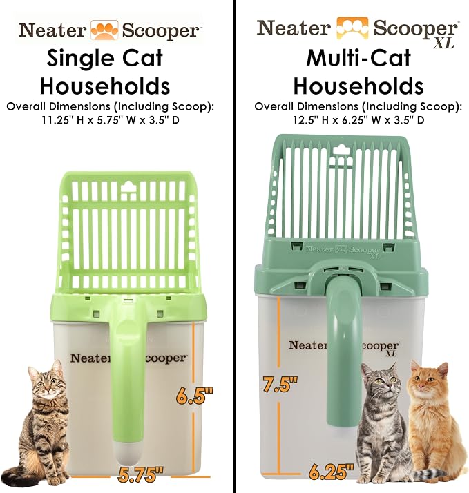 Neater Pet Brands Neater Scooper Standard Cat Litter Scoop, 60 Refill Bags – - Image 5
