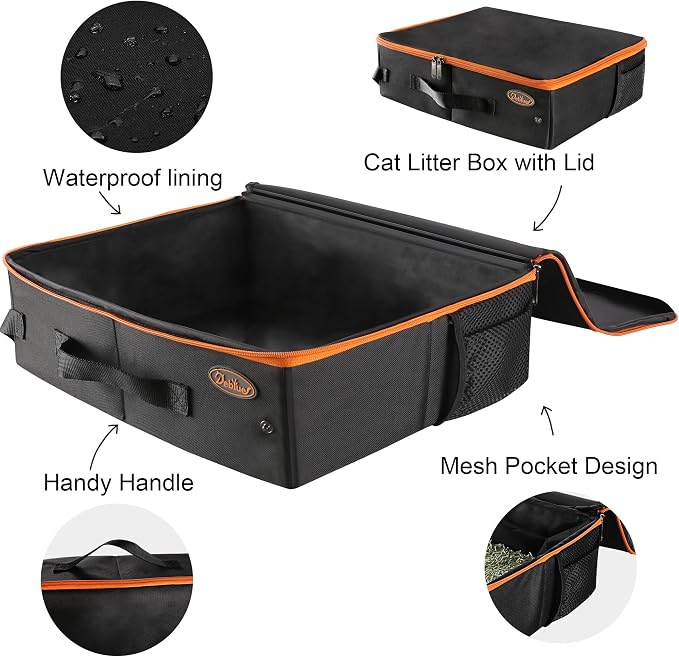 Deblue Portable Cat Travel Litter Box - Image 3