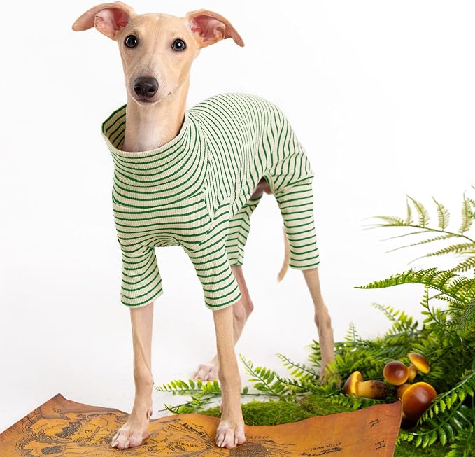 Dog Sweaters for Small Dogs Girls Boys, Striped Pet Sweaters for Fall Winter - Image 2
