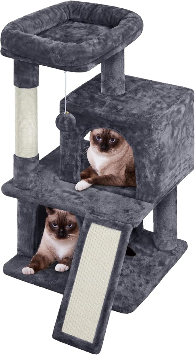 Yaheetech 36in Cat Tree Cat Tower Cat Condo Play House Climber Stand Furniture by Yaheetech