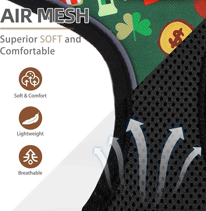 PUPTECK Soft Mesh Dog Harness and Leash Set Pet Puppy Cat Comfort Padded Vest - Image 2