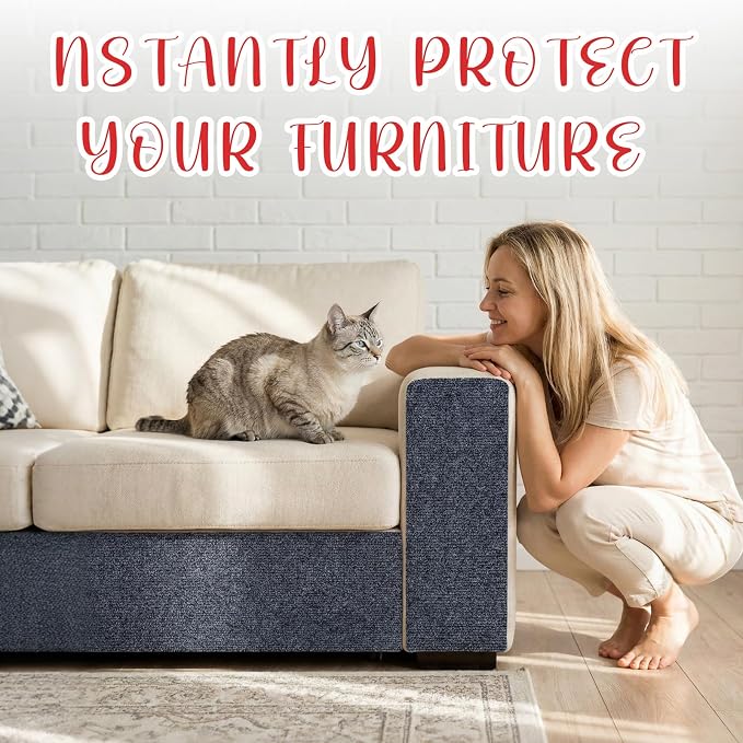 18 PCS Large Cat Scratch Furniture Protector, Couch Protector from Cat Claws - Image 7