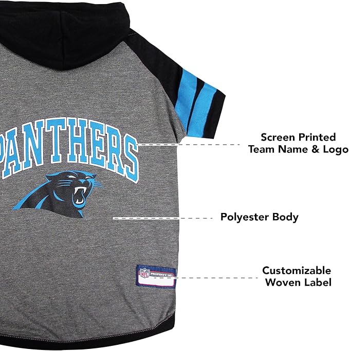 Pets First Hoodie for Dogs & Cats. NFL Football Licensed Dog Hoody Tee Shirt - Image 5
