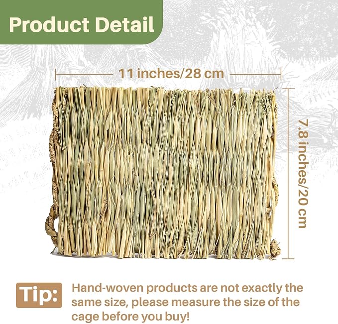 Sukh 4 PCS Rabbit Grass Mats - Image 6