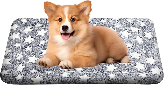 4 Pcs Washable Dog Bed Plush Orthopedic Outdoor Crate Mat - Image 4