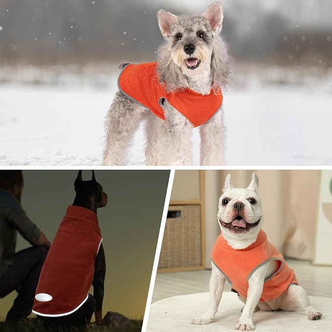 cyeollo 2XL Dog Sweater for Large Dogs Male Female, Reflective Dog Sweatshirt - Image 5