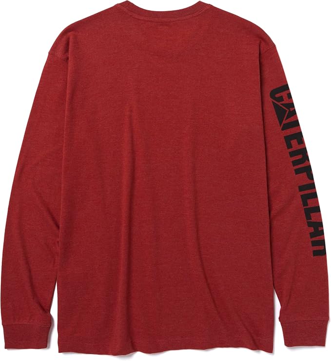 Caterpillar Trademark Banner Long Sleeve Tee Shirts - Image 2