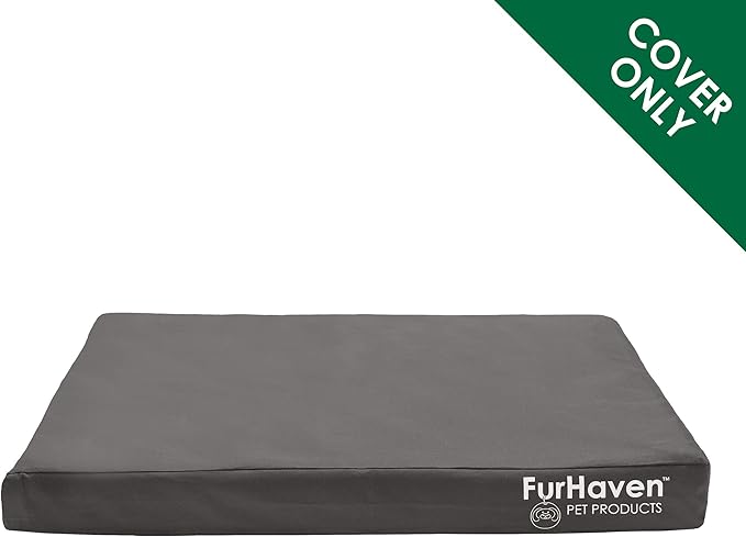 Furhaven Replacement Dog Bed Cover Water-Resistant Indoor/Outdoor Logo Print - Image 2