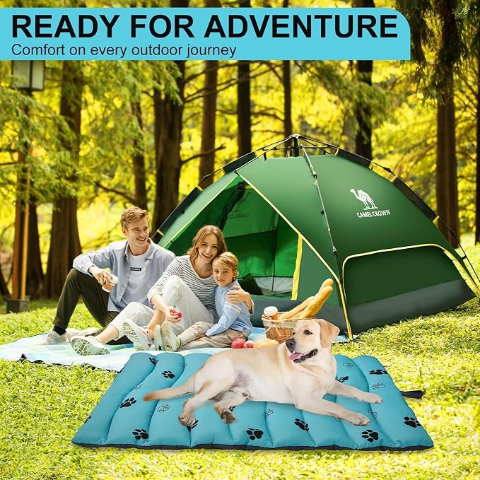 BINGPET Outdoor Travel Dog Bed for Large/Medium Dogs, Portable Waterproof - Image 8
