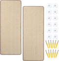 Natural Sisal Cat Scratching Mats 2 Packs, Cat Scratch Furniture Protector by ALYCLIP