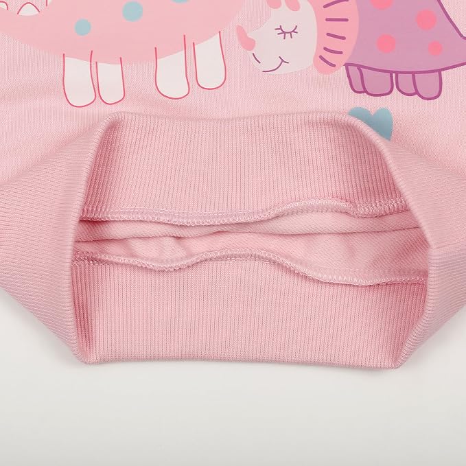 RETSUGO Toddler Baby Girls Sweatshirts Casual Pullover Crewneck Winter Long - Image 5