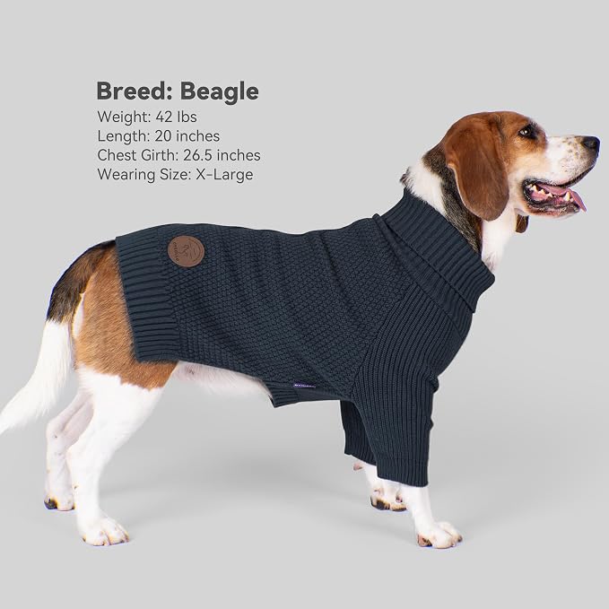 cyeollo 4XL Dog Sweater, Stretchable & Cozy Warm Dog Sweaters - Image 2