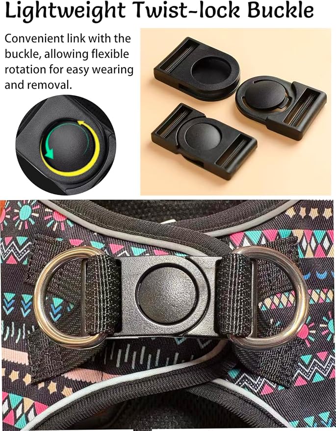 Step in Dog Harness and Leash Set, Reflective Adjustable No Pull Dog Harness - Image 6