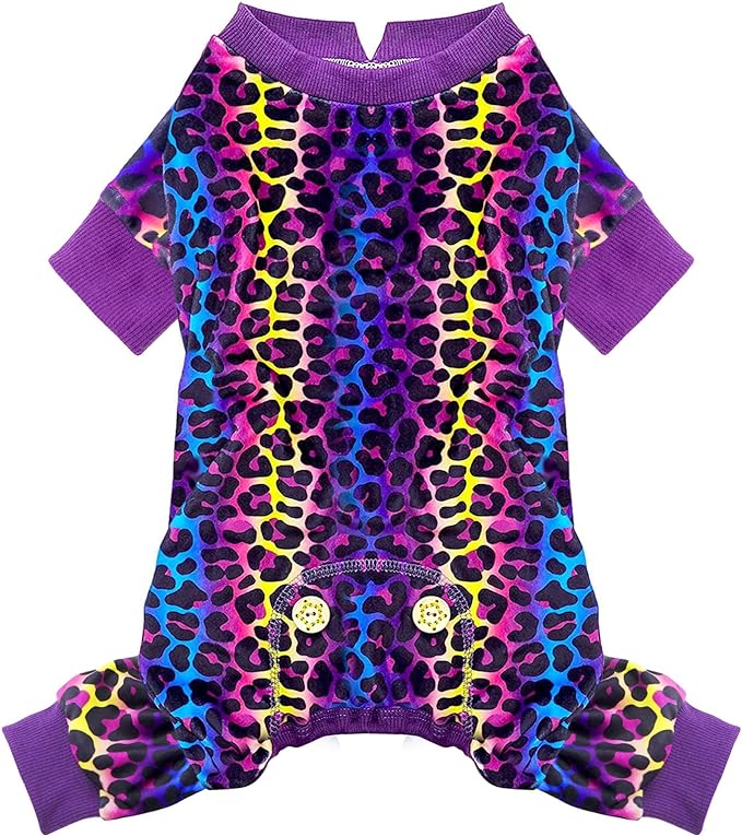 KYEESE Dog Pajamas Stretchy Pet Jammies Coat Comfy Pet Onesie Costume Velvet by KYEESE