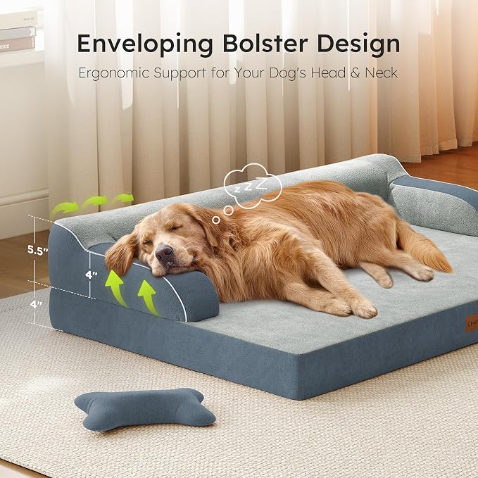 XXL Orthopedic Dog Bed, Big Dog Bed - Image 4