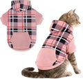 EXPAWLORER Plaid Cat Hoodie by EXPAWLORER