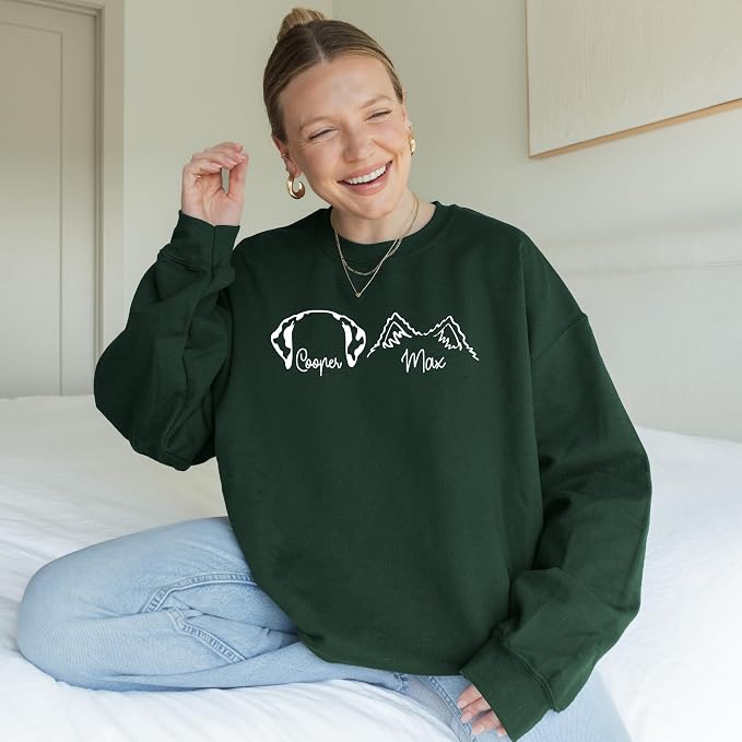 moonloom Dog Mom Sweatshirt, Animal Lover Gift, Custom crewneck - Image 6