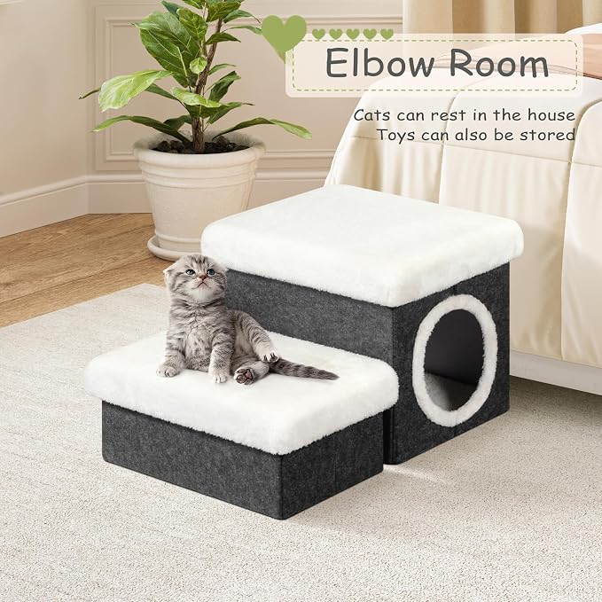 B FSOBEIIALEO Cat House Pet Stairs - Image 4