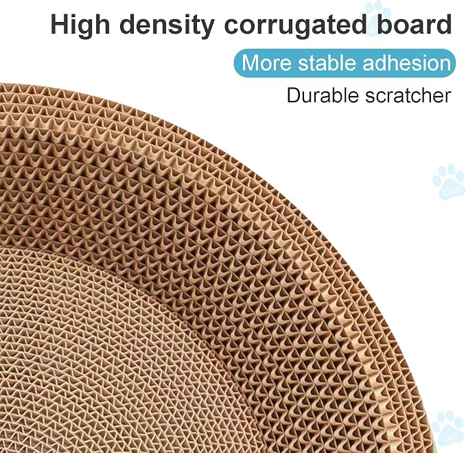 Cat Scratcher, 17.7x17.7 inches Cardboard Cat Scratchers - Image 3