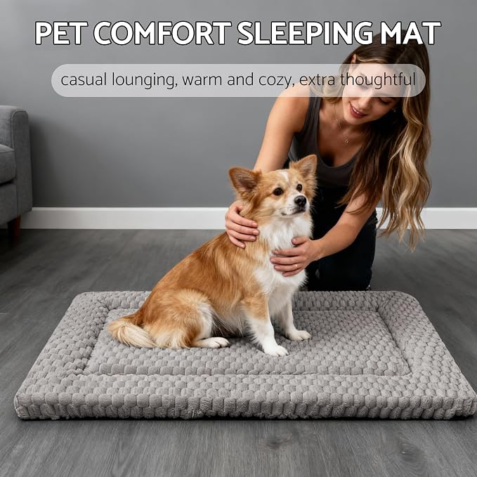 Dog Bed Mat - Dog Crate Pad - Reversible Mat - Image 4