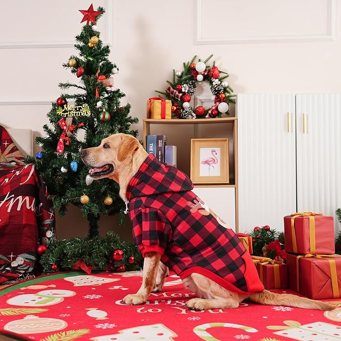 EXPAWLORER Plaid Dog Hoodie - Image 6