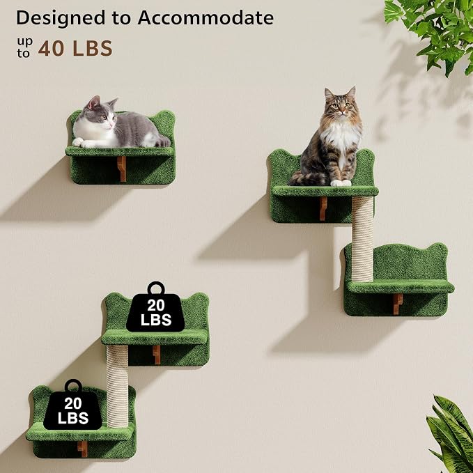 Cat Wall Shelves, Wall Mounted Cat Shelf Furniture - Image 4
