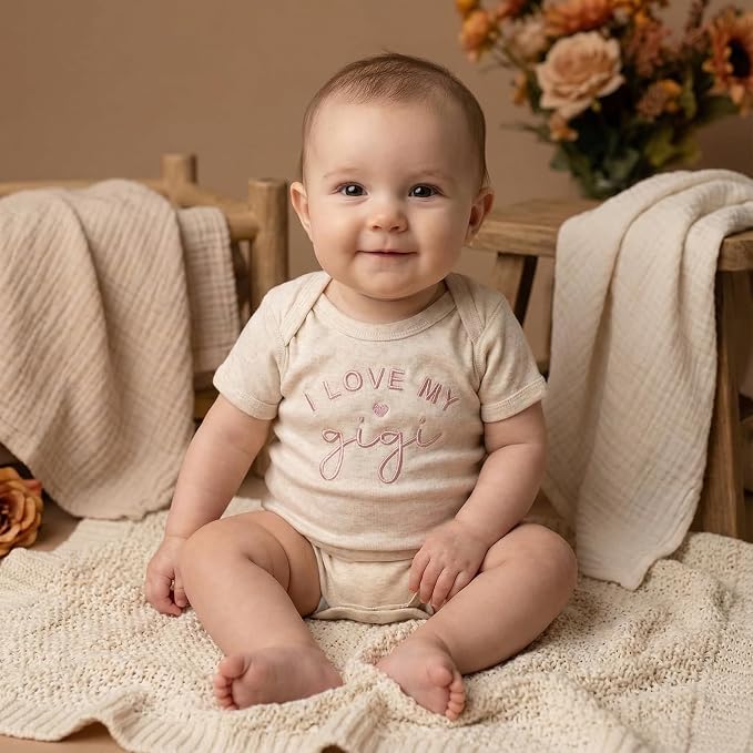 COUPLEHOODIES Personalized Baby Onesie Bodysuit – Custom Embroidery Gift - Image 2