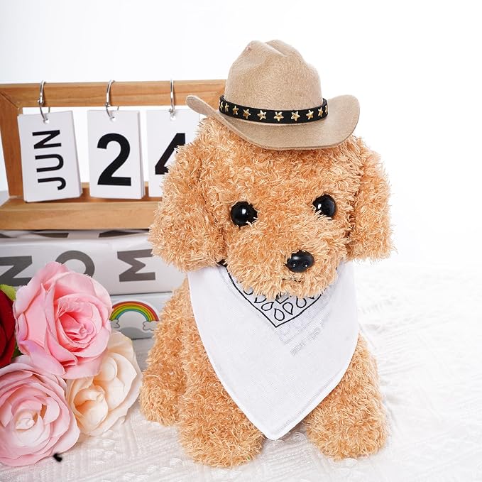 choyaxo Halloween Costumes for Dogs Cat Pet Cowboy Costume Cowboy Hat - Image 5