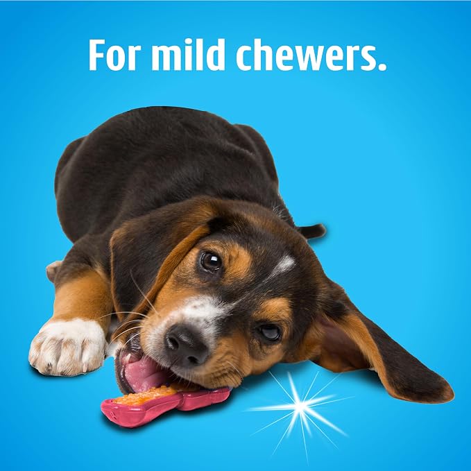 Hartz Chew 'n Clean Dental Duo Dog Treat & Chew Toy, Color Varies, 3 Pack - Image 5