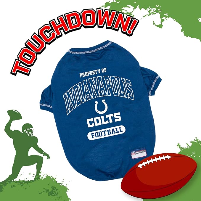 NFL Indianapolis Colts Dog T-Shirt - Image 3