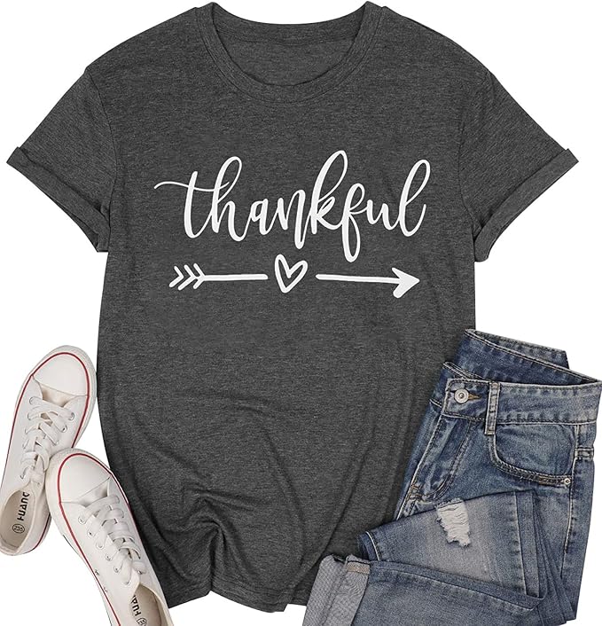 NIUBIA Women's T Shirts Summer Tops Simple Heart Graphic Shirts Sayings Short by NIUBIA