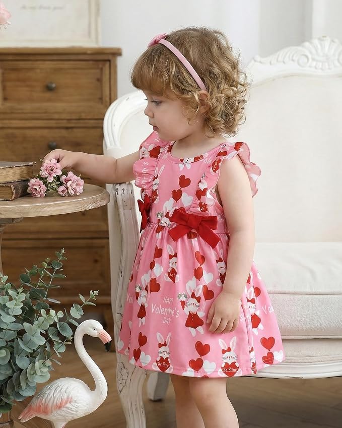 Mioglrie Baby Girl Dress Summer Girl Clothes Infant Outfits Newborn Ruffle - Image 2