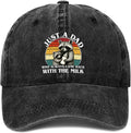 Personalized Vintage Washed Denim Dad Hat, Custom Baseball Cap by Lallamotion
