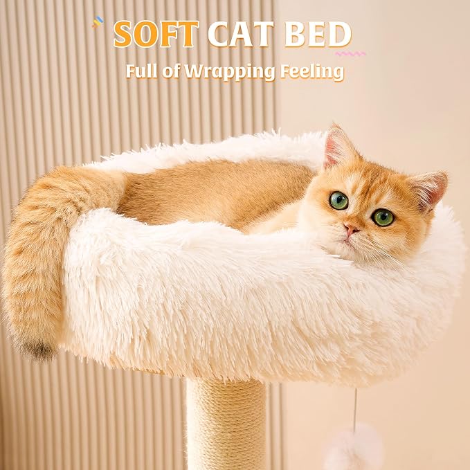 HITTITE Solid Wood Cat Tree Tower - Image 4
