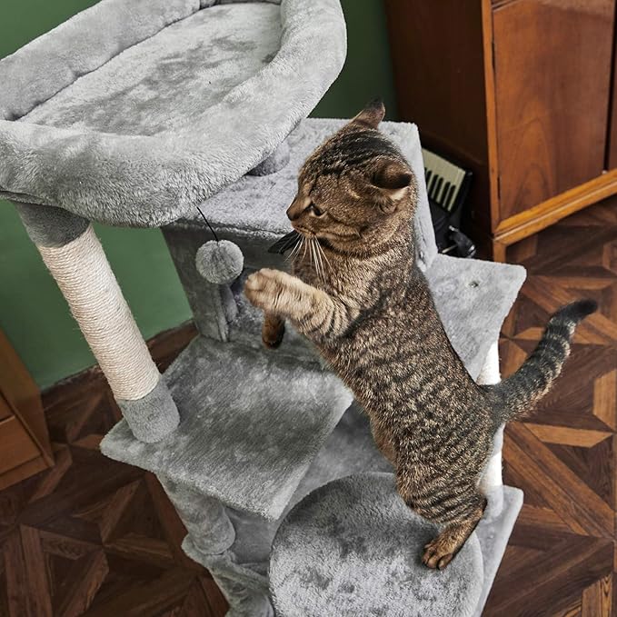 Catinsider 46.5 inches Cat Tree Multi-Level Cat Tower - Image 6