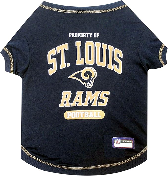 NFL Los Angeles Rams Dog T-shirt Small. by PETSFIRST