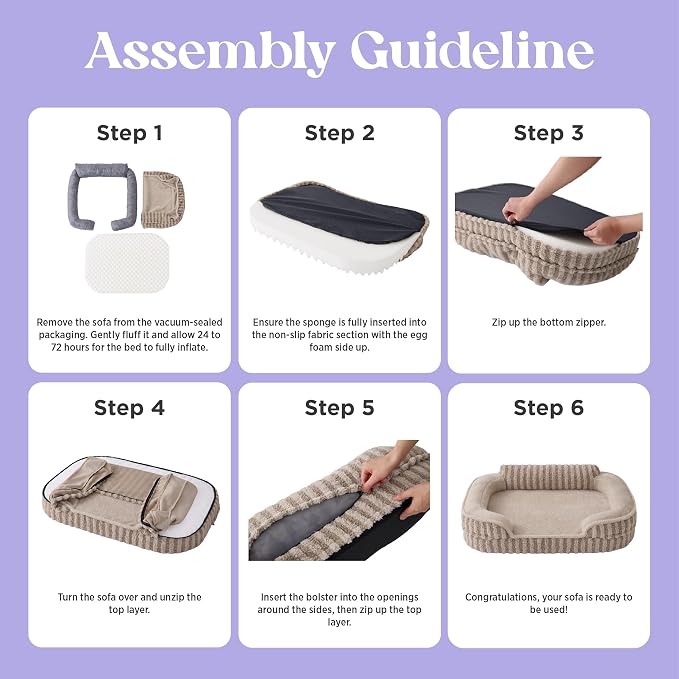 LE SURE Cute Dog Beds for Extra Large Dogs, Orthopedic Waterproof XL Pet Bed - Image 7