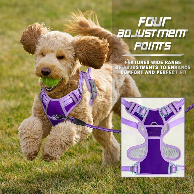 BARKBAY No Pull Dog Harness Front Clip Heavy Duty Reflective Easy Control Handle - Image 6