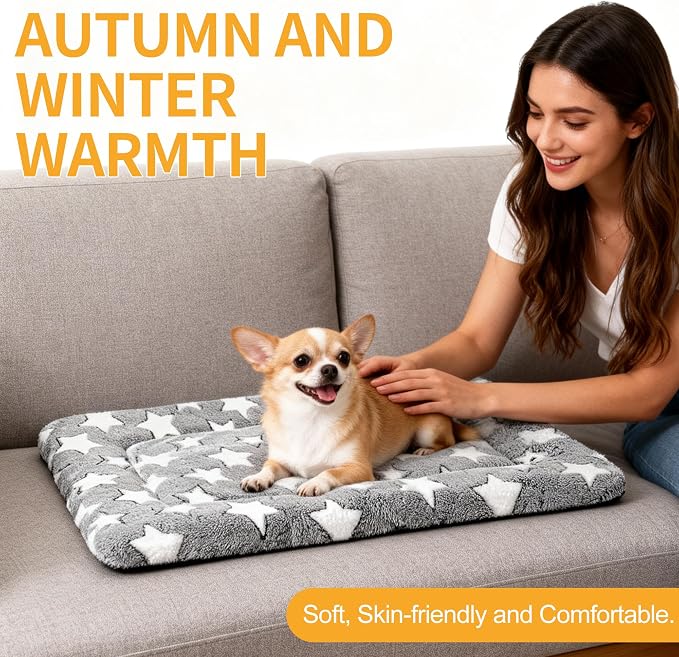 Dog Bed Mat, Reversible Crate Pads - Image 5