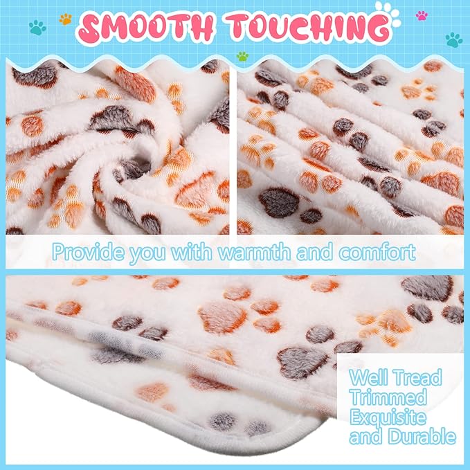 Tatuo 4 Pcs Dog Blanket for Pet Cat Blankets Indoor Puppy Teething Stuff Toys - Image 4