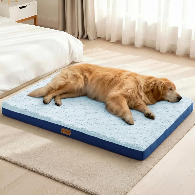 Patas Lague Orthopedic XL Dog Bed Large Sized Dog 48''X30'', Waterproof Soft by PatasLague