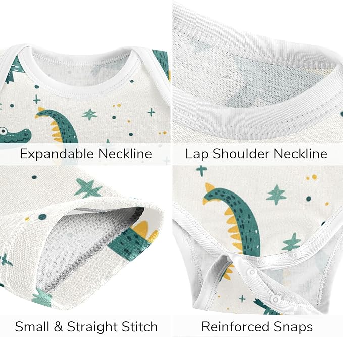 Baby Clothes Set Infant Bodysuits Pants Sets 0-24M - Image 4