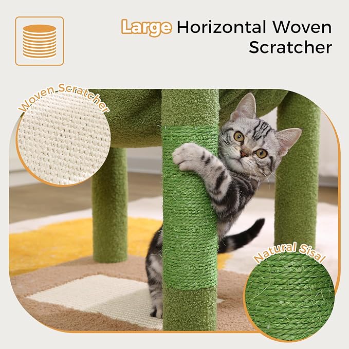 72” Cat Tree for Large Cats Big Cat Tower - Image 6