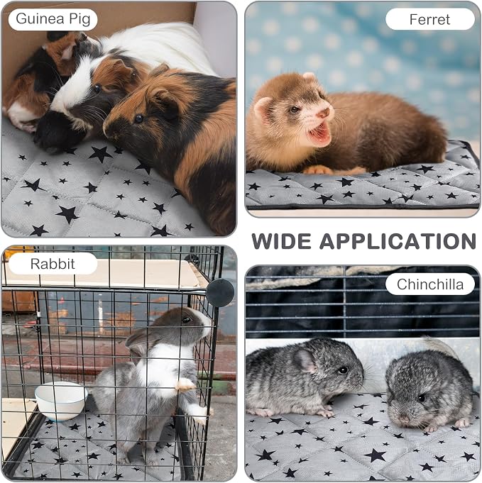 Namalu 4 Pack Self Warming Cat Bed Self Heating Cat Mat Star Pattern Soft Dog - Image 5