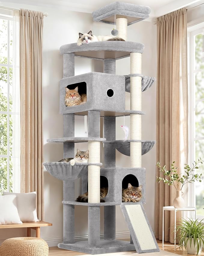 Globlazer Heavy Duty Cat Tree, 83 Inch Giant Cat Tower by Globlazer