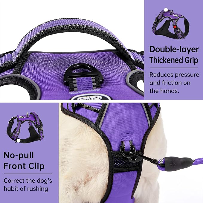 IVY&LANE No Pull Dog Harness for Large Dogs, Dog Vest Harness - Image 5