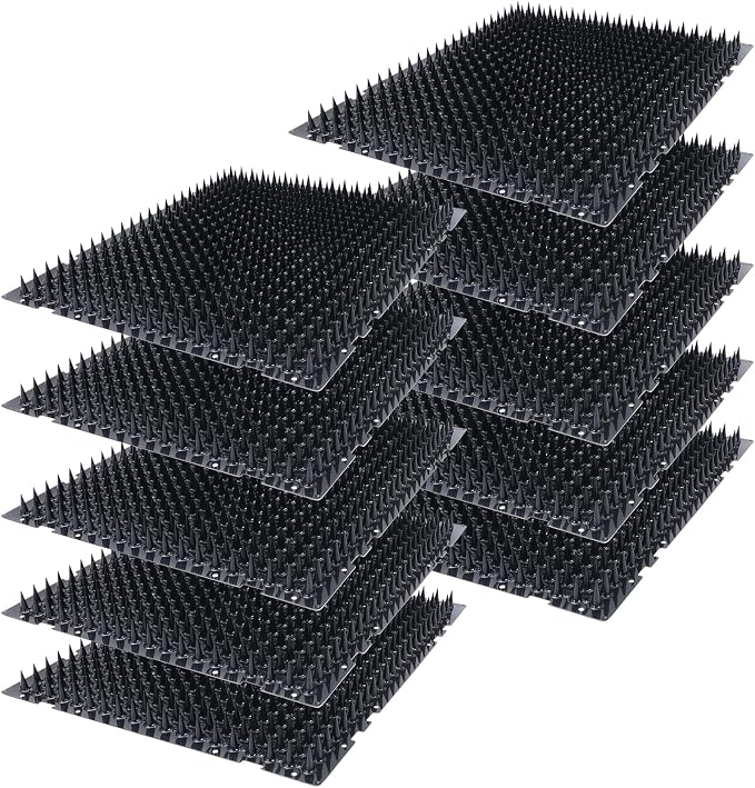 10 Packs Scat Mat for Cats, 13X16 inches Pet Deterrent Spikes, Indoor Outdoor - Image 2